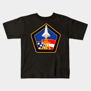 Black Panther Art - NASA Space Badge 128 Kids T-Shirt